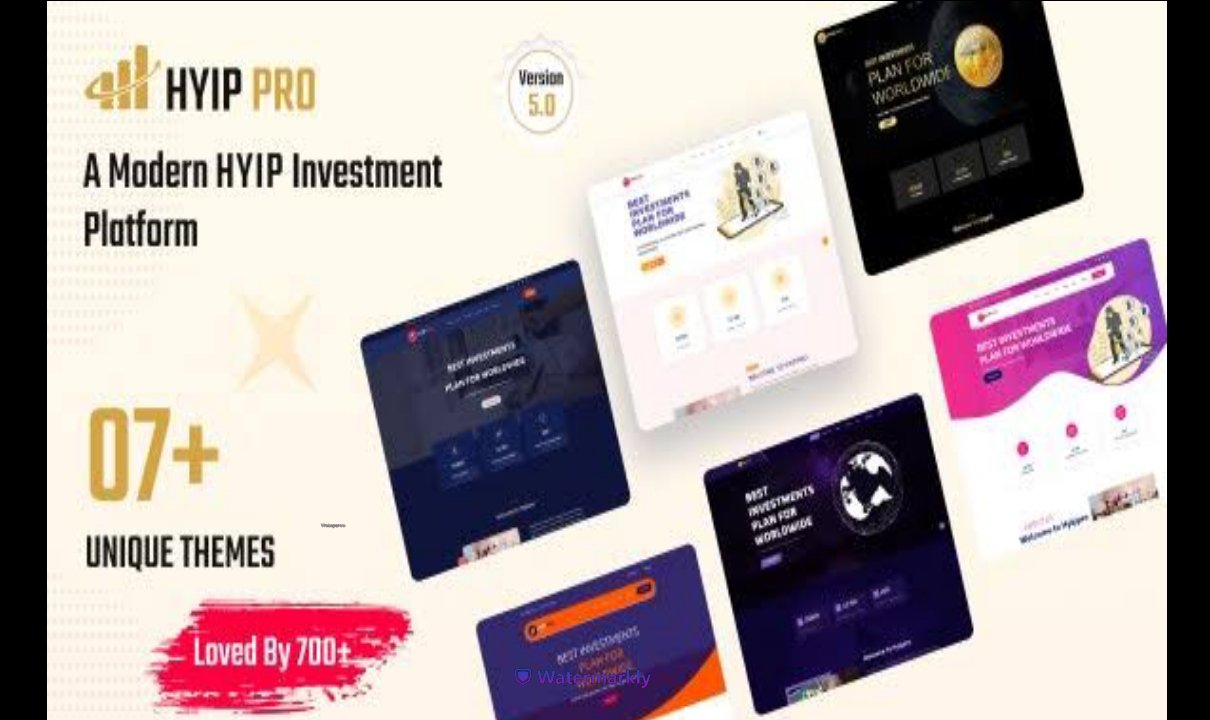 HYIP PRO - A Modern HYIP Investment Script 2023