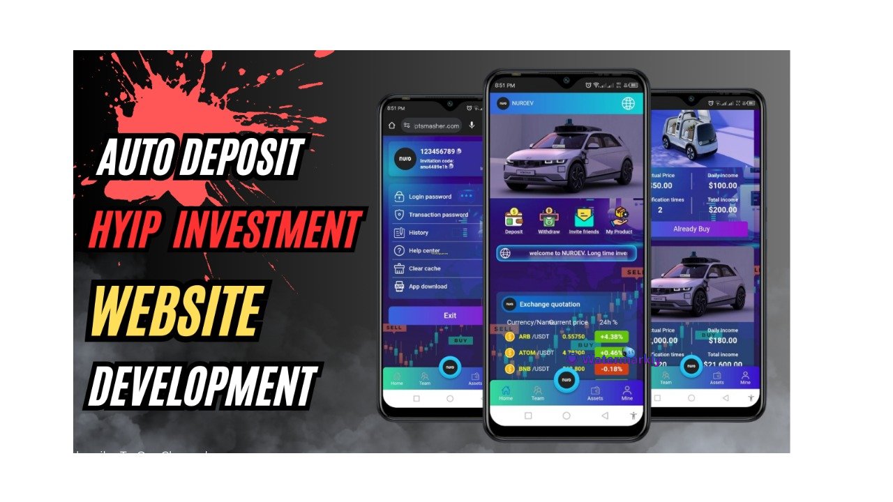 Auto Deposit Investment Website Php Script 2025